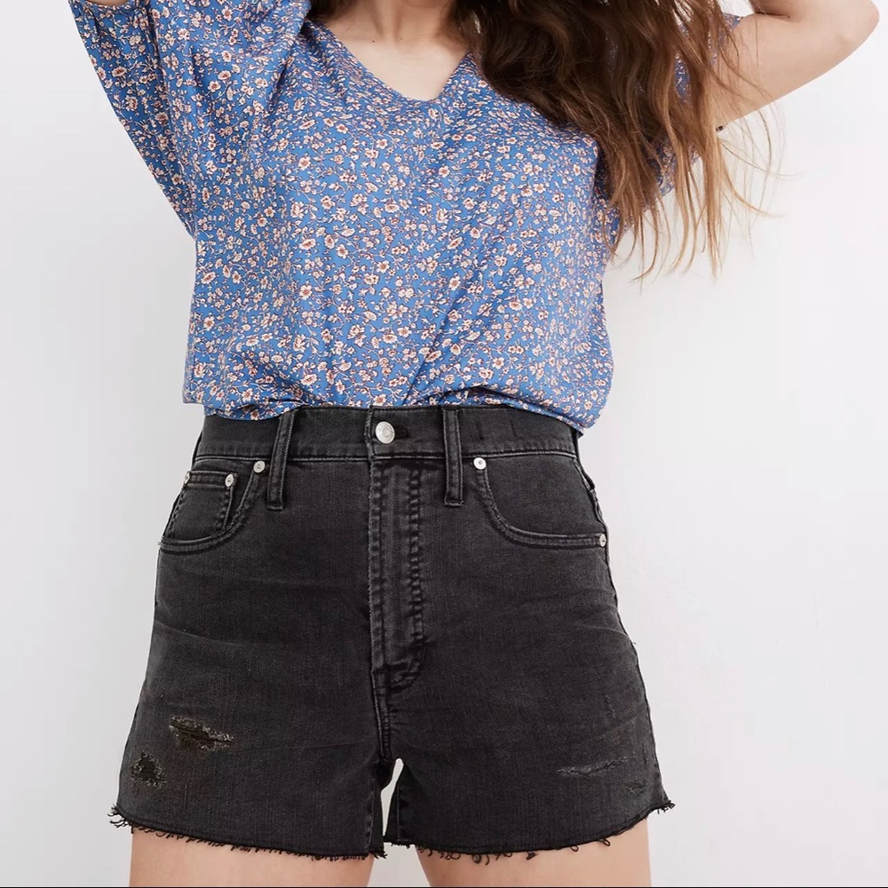Madewell Perfect Jean Short Underwood Wash